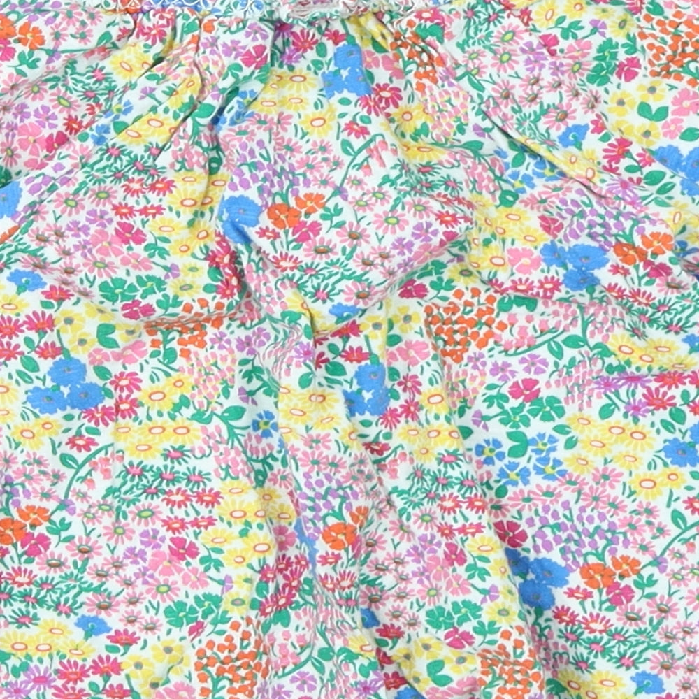 NEXT Girls Pink Floral  Basic T-Shirt Size 18-24 Months