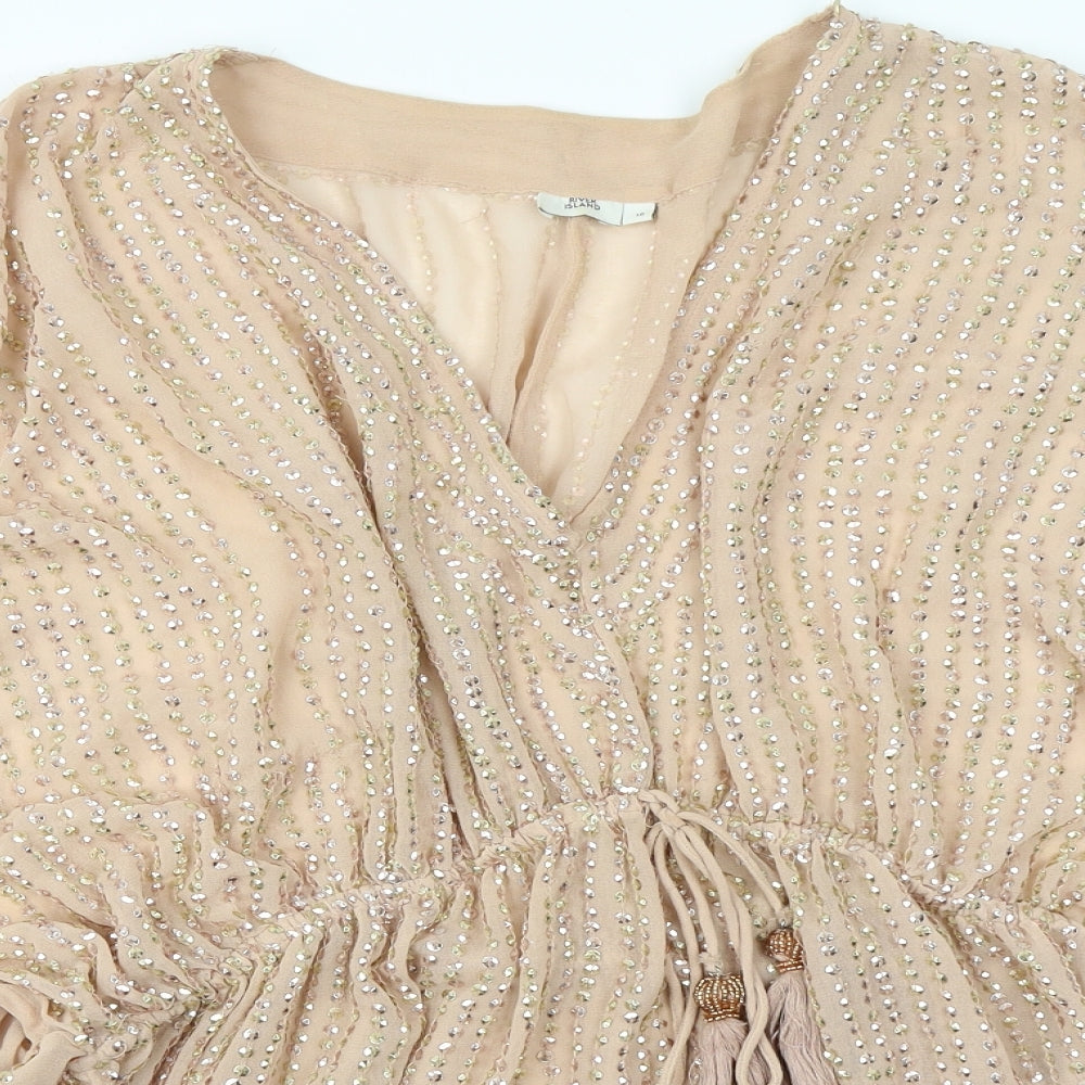 River Island Womens Pink   Kimono Blouse Size 16