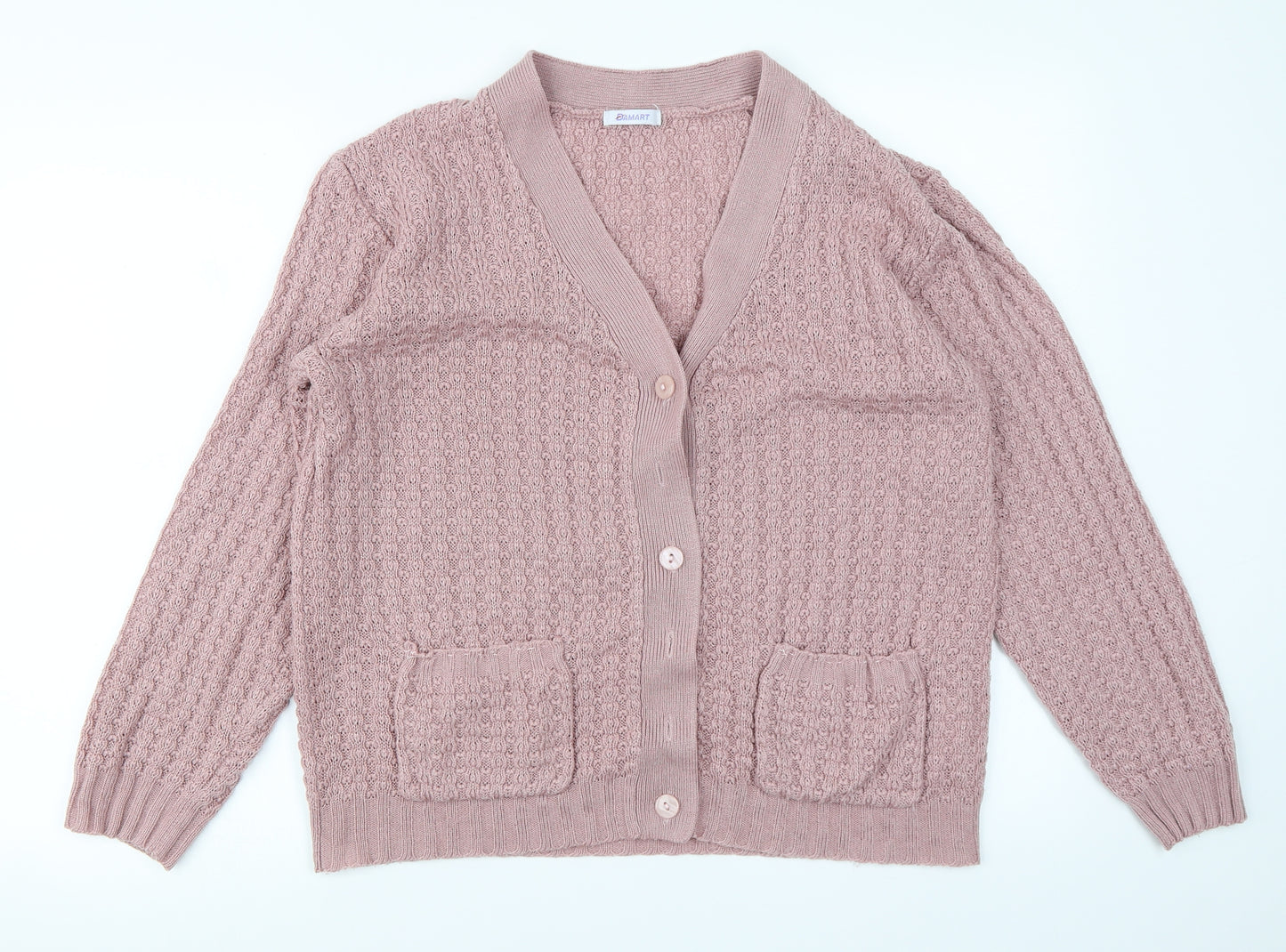 Damart Womens Pink   Cardigan Jumper Size 14