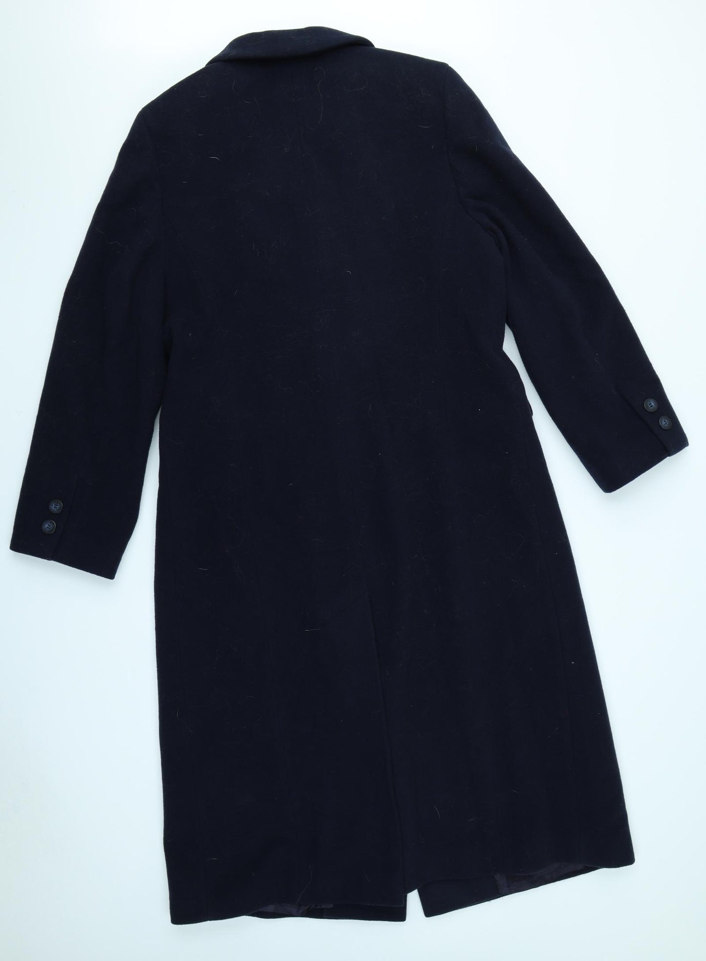 St Michaels Womens Blue   Overcoat Coat Size 12