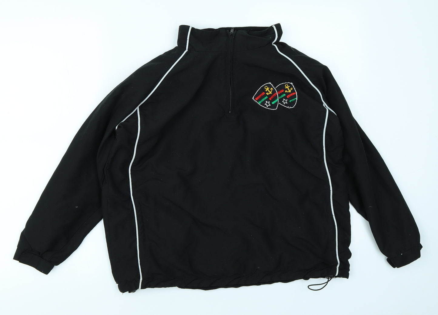 Finden Hales Boys Black   Windbreaker Jacket Size 11-12 Years