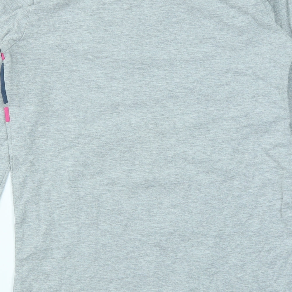 George Girls Grey   Basic T-Shirt Size 13-14 Years  - Hello Kitty