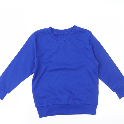 George Boys Blue   Pullover Sweatshirt Size 4-5 Years
