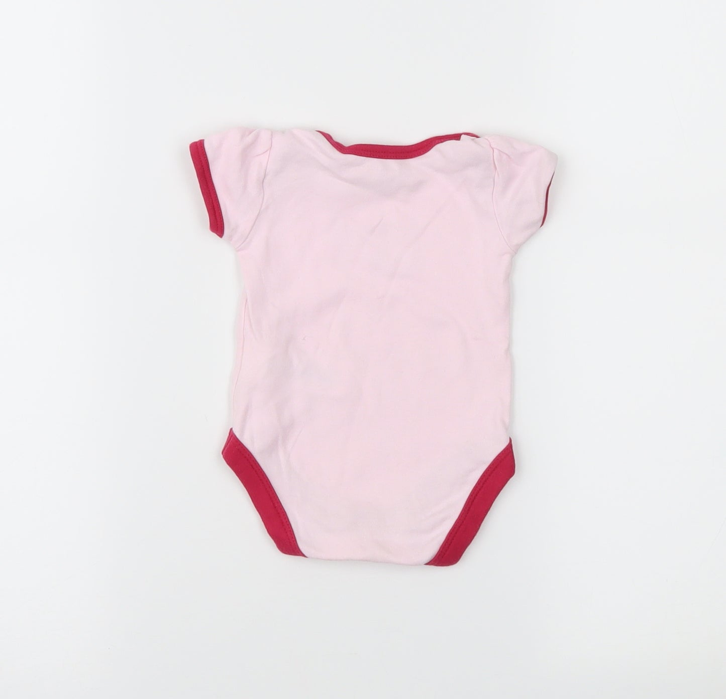 Mothercare Girls Pink   Ringer T-Shirt Size Newborn
