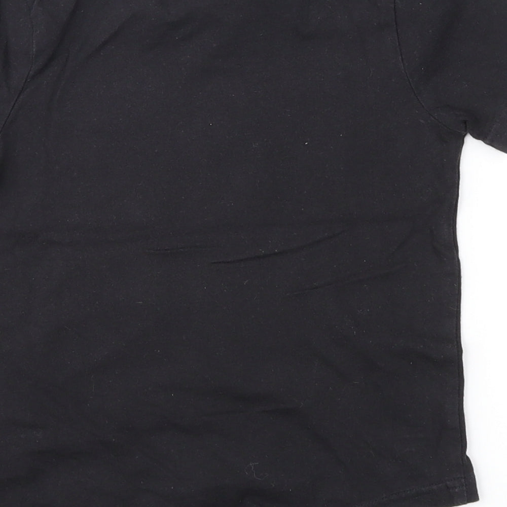 Nutmeg Boys Black   Basic T-Shirt Size 3-4 Years