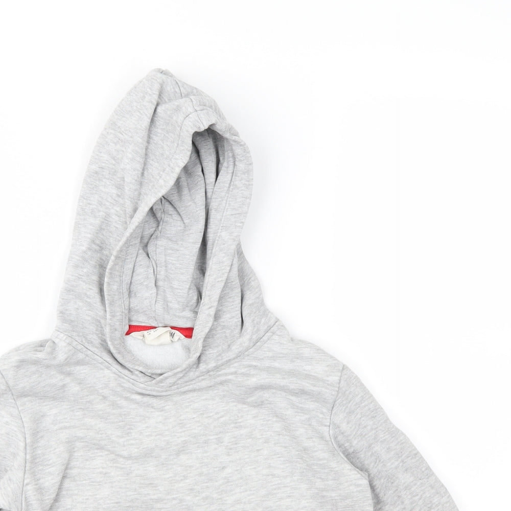 H&M Boys Grey Colourblock  Pullover Hoodie Size 5-6 Years