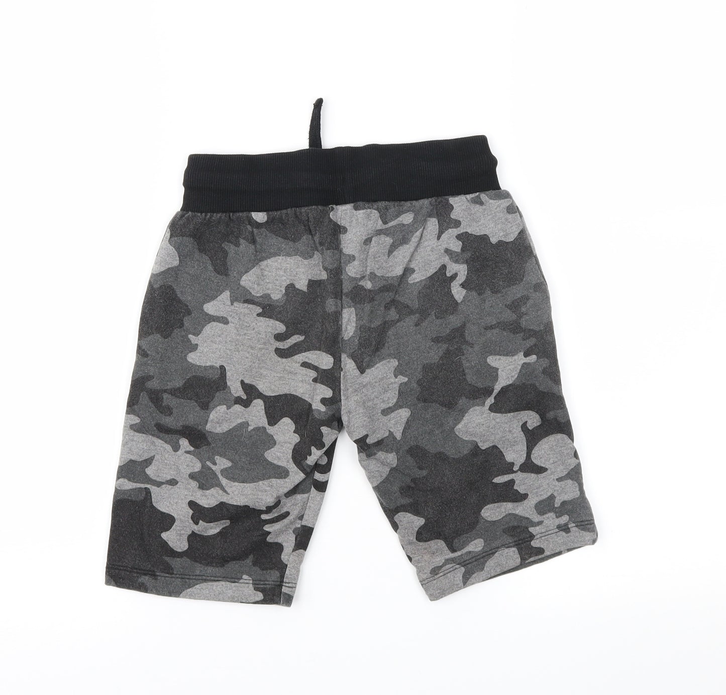Primark Boys Grey Camouflage  Sweat Shorts Size 5-6 Years