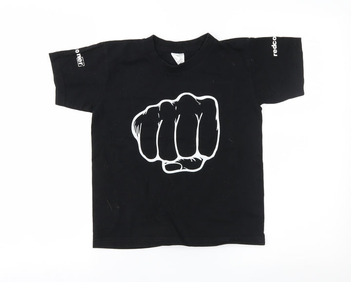 B&C Girls Black   Basic T-Shirt Size 7-8 Years