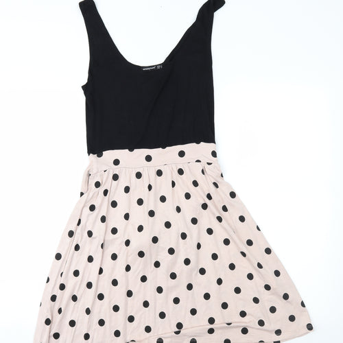 Atmosphere Womens Pink Polka Dot  Fit & Flare  Size 12
