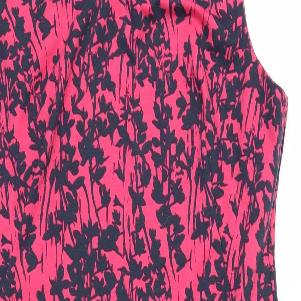 TU Womens Pink Floral  Shift  Size 16