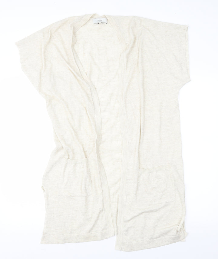 NEXT Womens Beige Cardigan Jumper Size 10