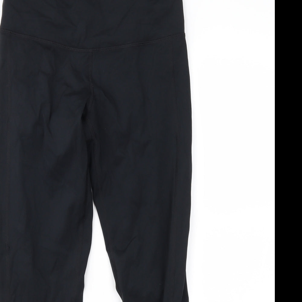 Marks and Spencer Womens Black   Cropped Leggings Size 10 L19 in