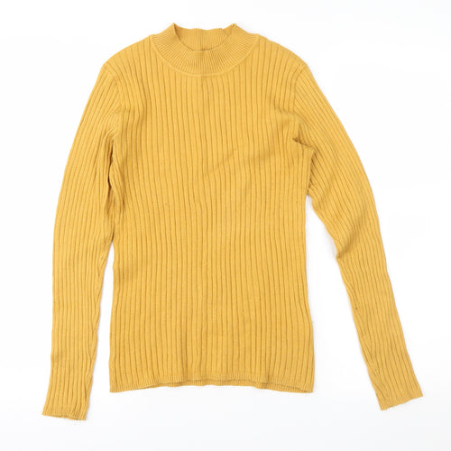 Primark Womens Yellow   Pullover Jumper Size L