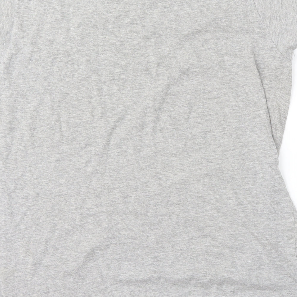 Gildan Womens Grey   Basic T-Shirt Size L