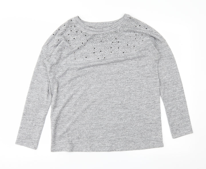 TU Womens Grey   Pullover Jumper Size 8