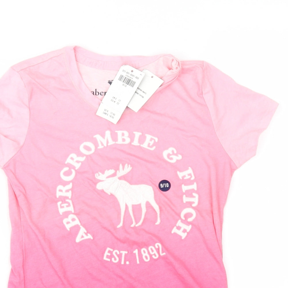 abercrombie kids Girls Pink   Basic T-Shirt Size 9-10 Years
