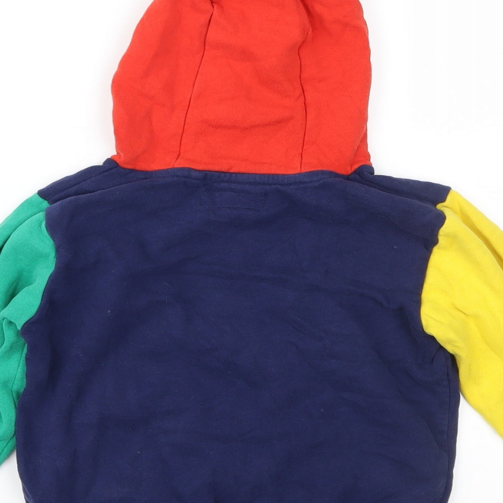 NEXT Boys Multicoloured Colourblock  Pullover Hoodie Size 4-5 Years
