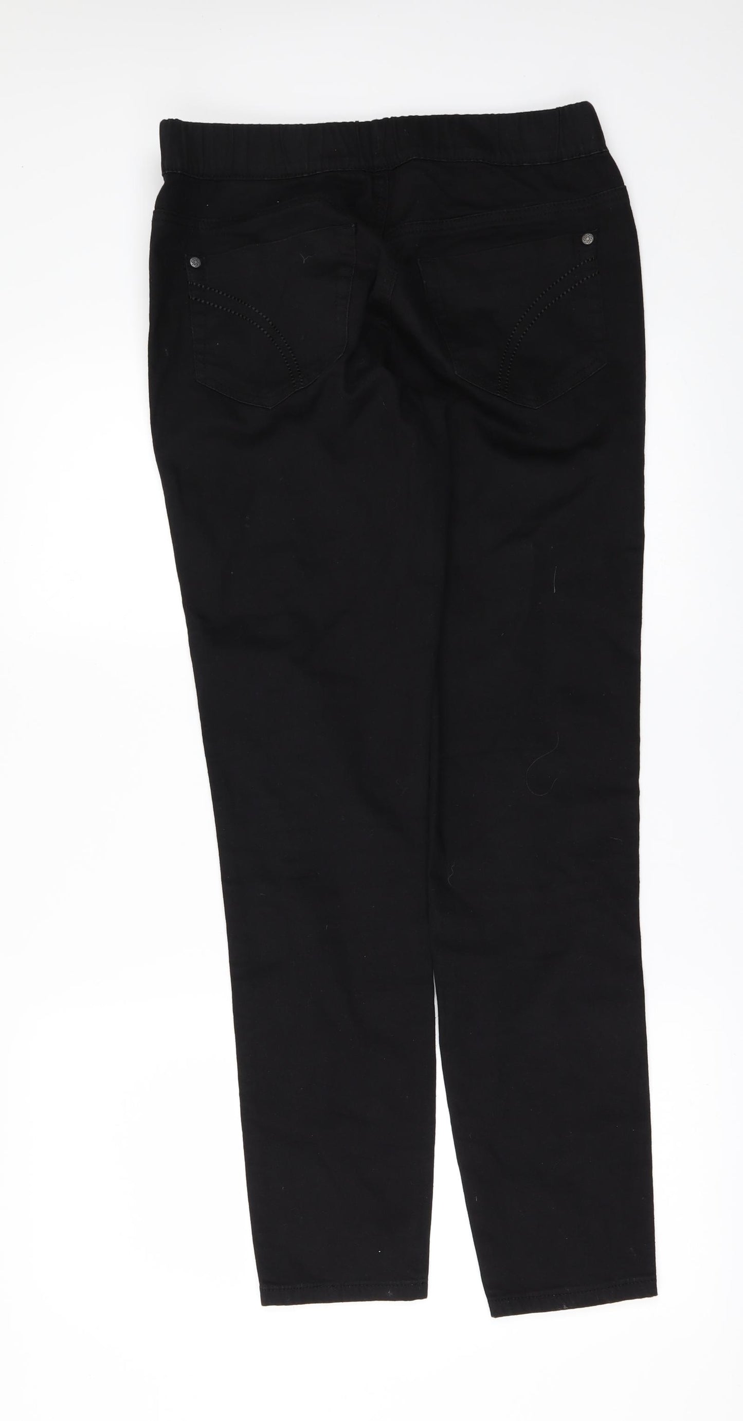 TU Womens Black  Denim Skinny Jeans Size 12 L30 in