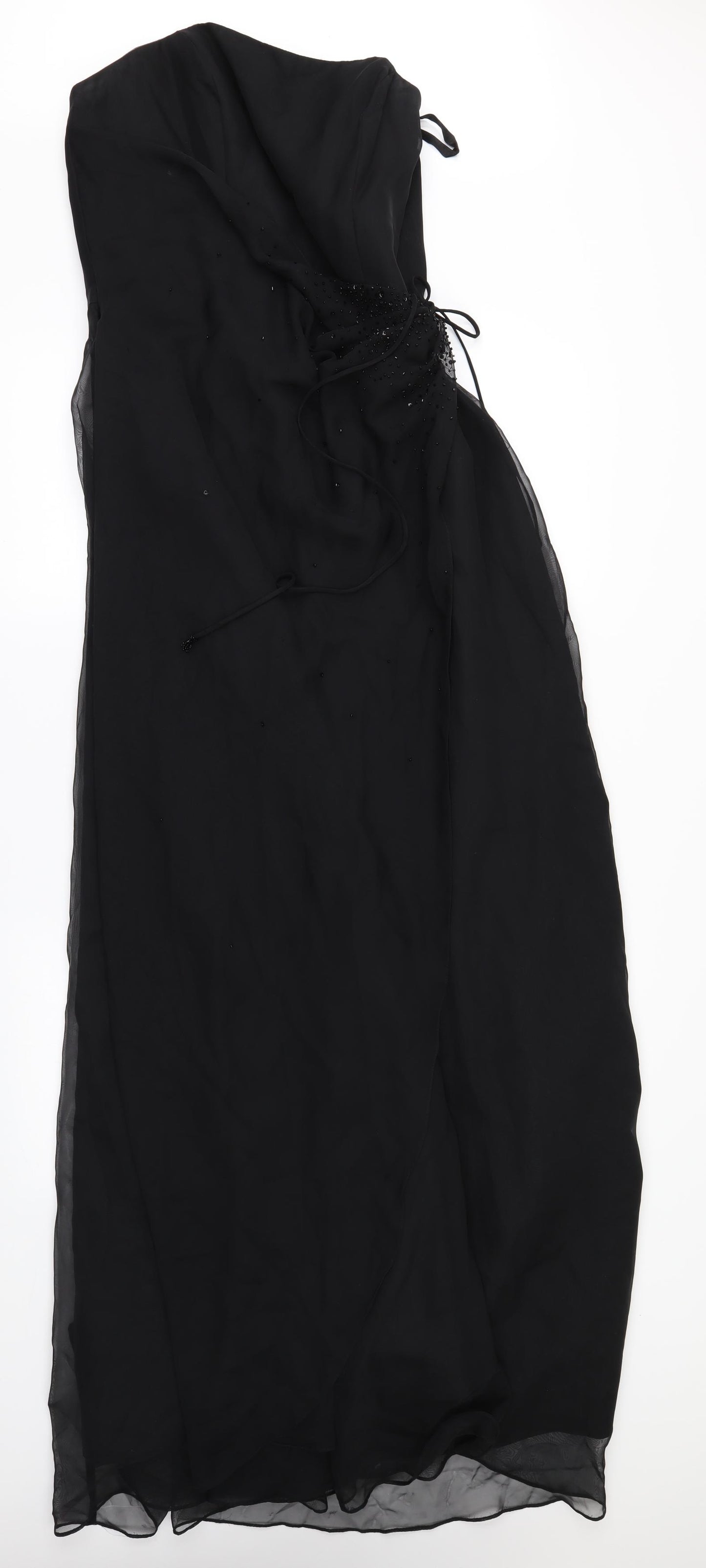 MORELLEE Girls Black   Ball Gown  Size 15-16 Years  - STRAPLESS
