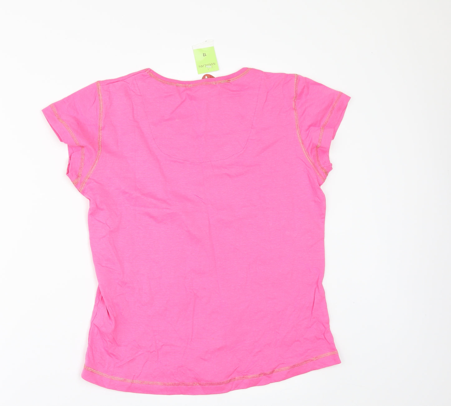 Matalan Womens Pink   Basic T-Shirt Size 12  - HIGH MAINTENANCE MUPPETS