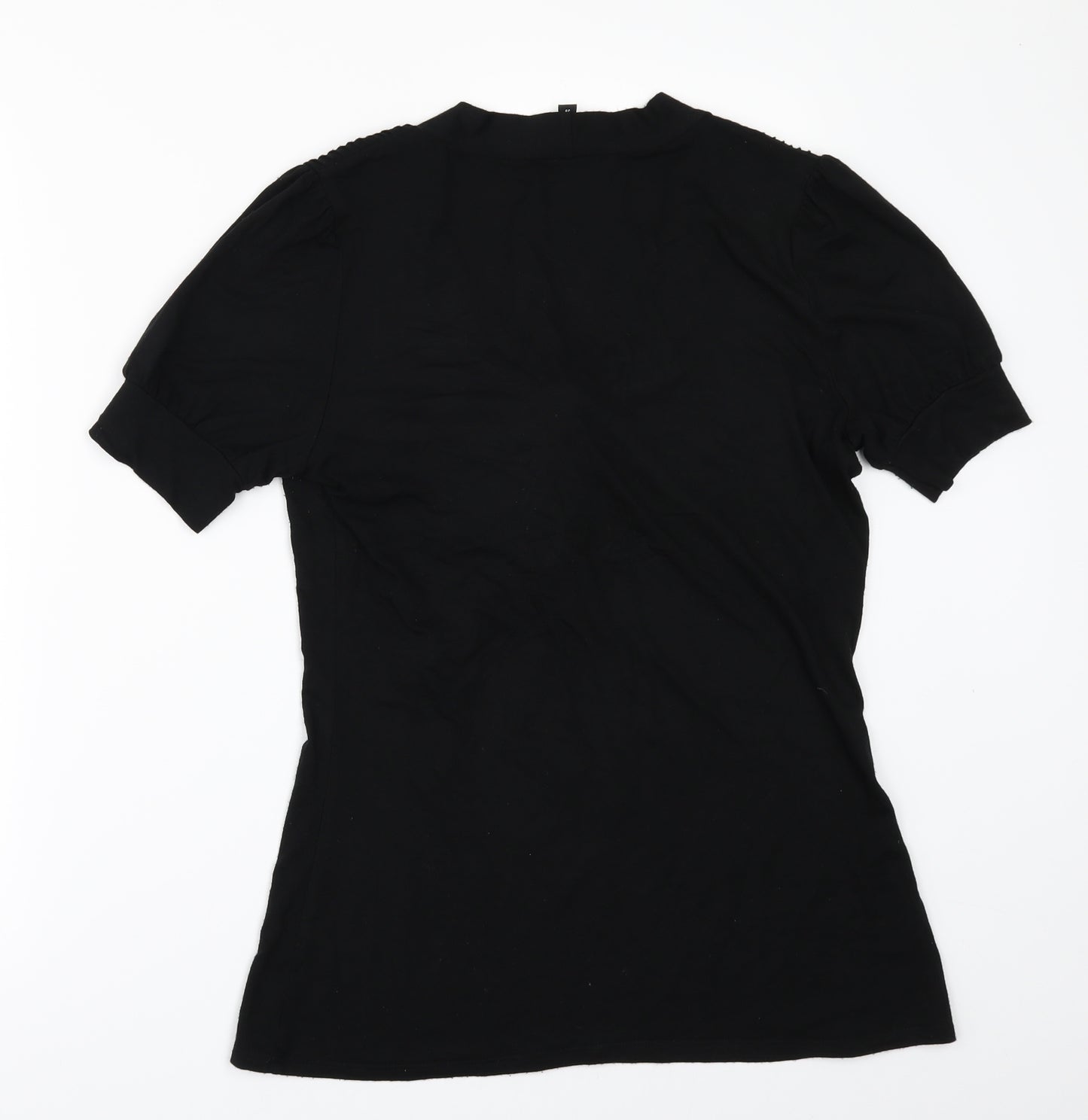 Warehouse Womens Black   Basic T-Shirt Size 10