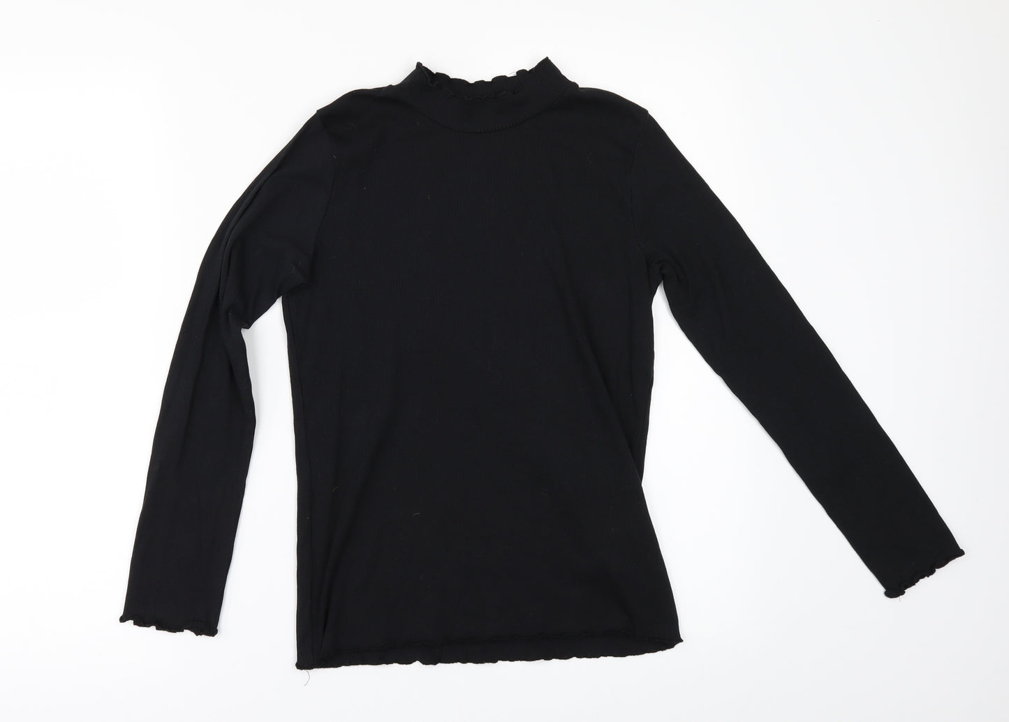 Primark Girls Black   Basic T-Shirt Size 10-11 Years