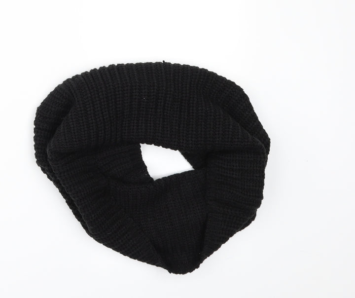 Preworn Unisex Black    Scarf   - cowl
