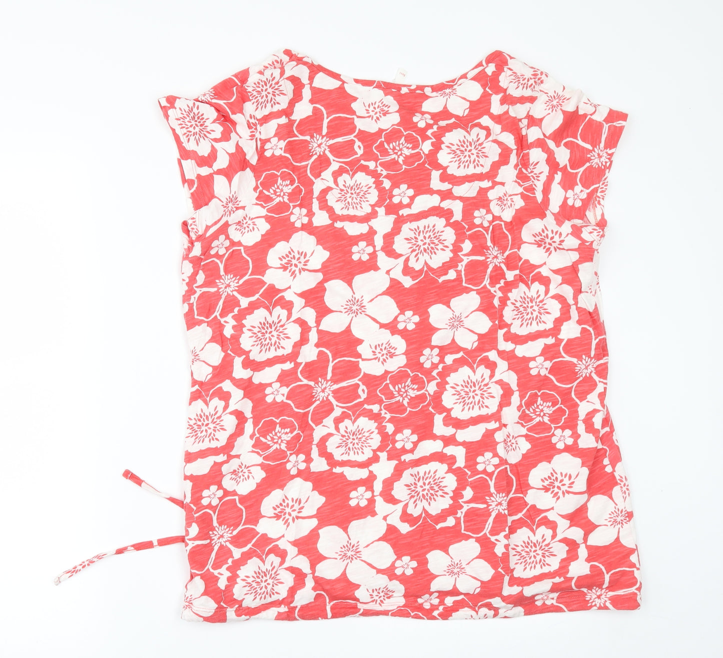 NEXT Womens Orange Floral  Basic T-Shirt Size 16
