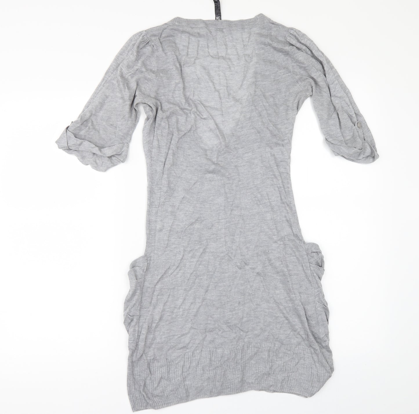 BAY Womens Grey   Cardigan Jumper Size 6