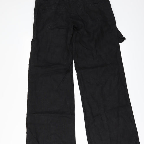 Topshop Womens Black   Trousers  Size 10 L32 in