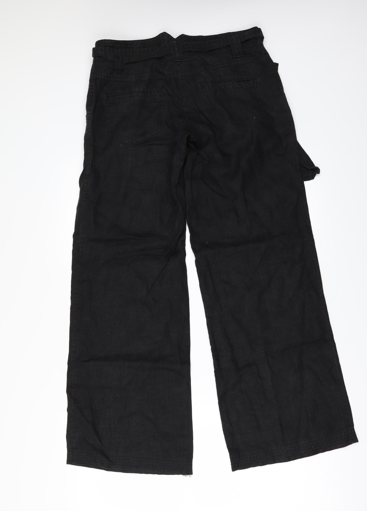Topshop Womens Black   Trousers  Size 10 L32 in