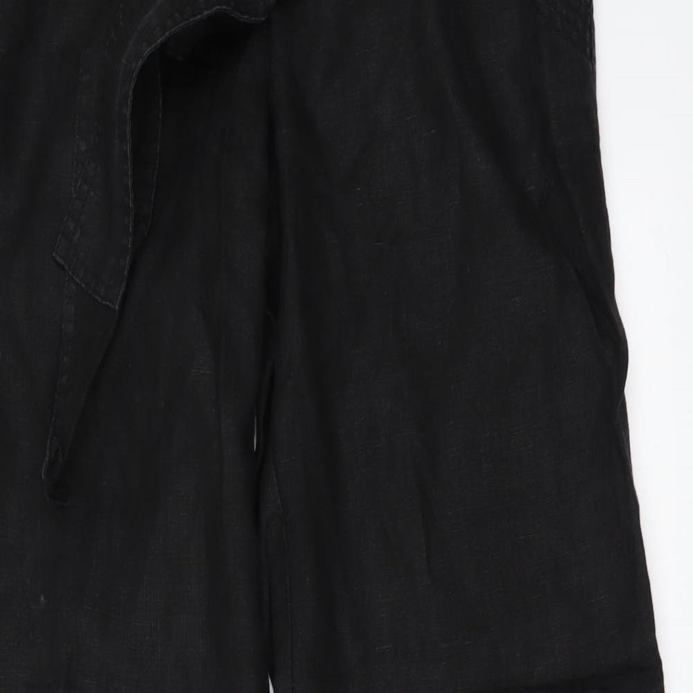 Topshop Womens Black   Trousers  Size 10 L32 in