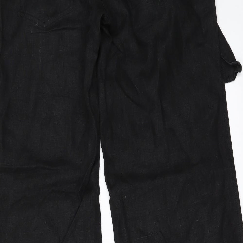 Topshop Womens Black   Trousers  Size 10 L32 in