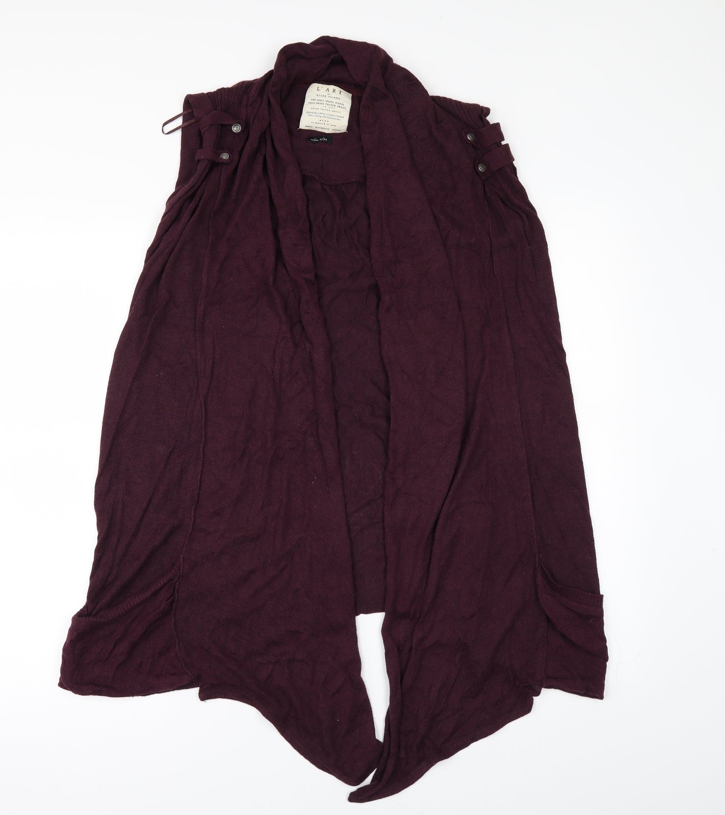 River Island Womens Red   Cardigan Jumper Size 8