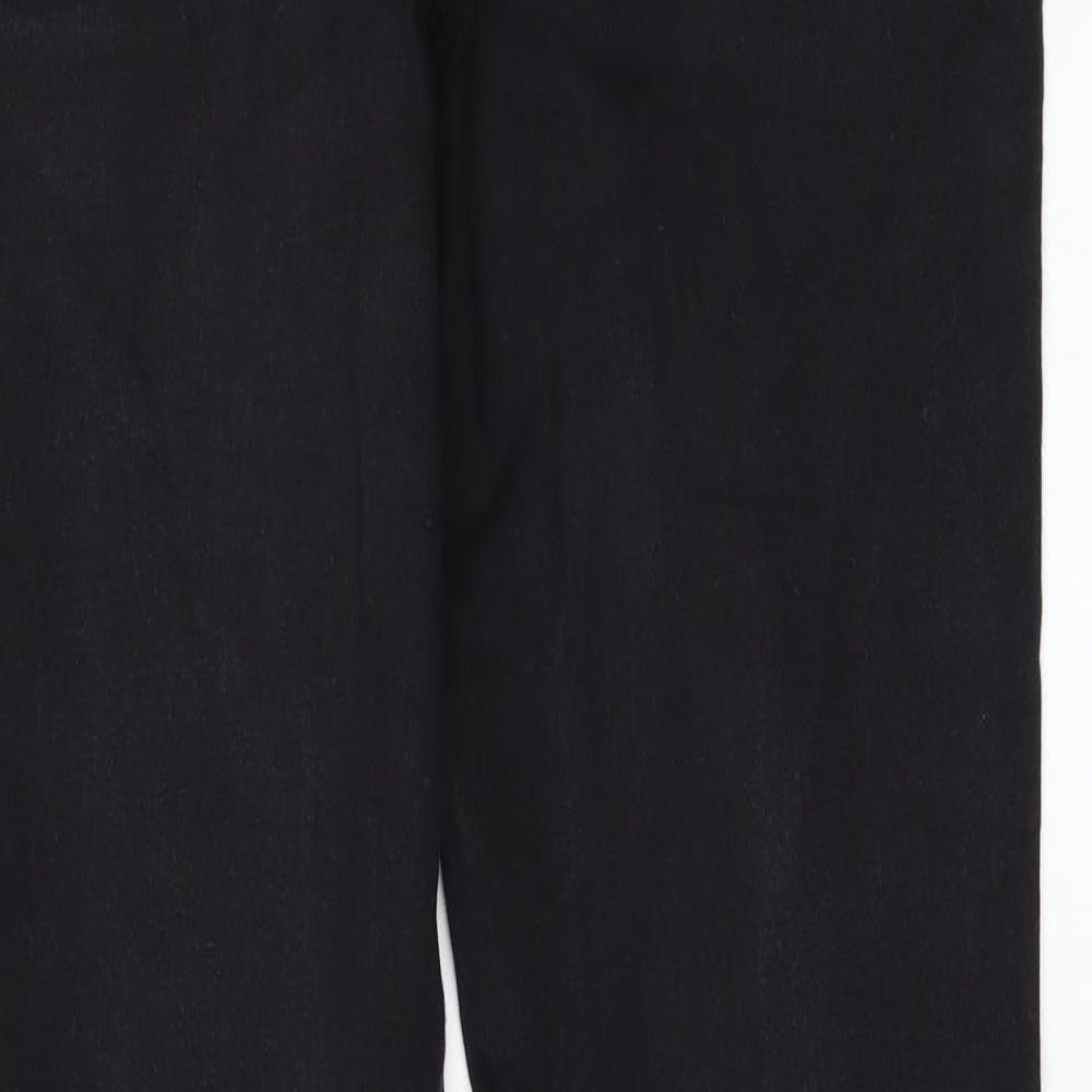 Denim & Co. Womens Black  Denim Jegging Jeans Size 8 L31 in - MATERNITY