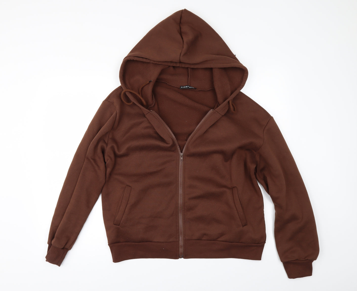 SheIn Womens Brown   Full Zip Hoodie Size L