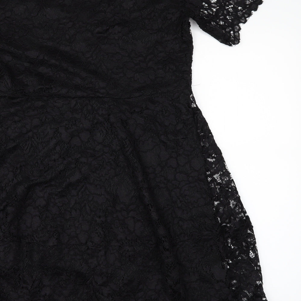 2 Elles Womens Black   Fit & Flare  Size M