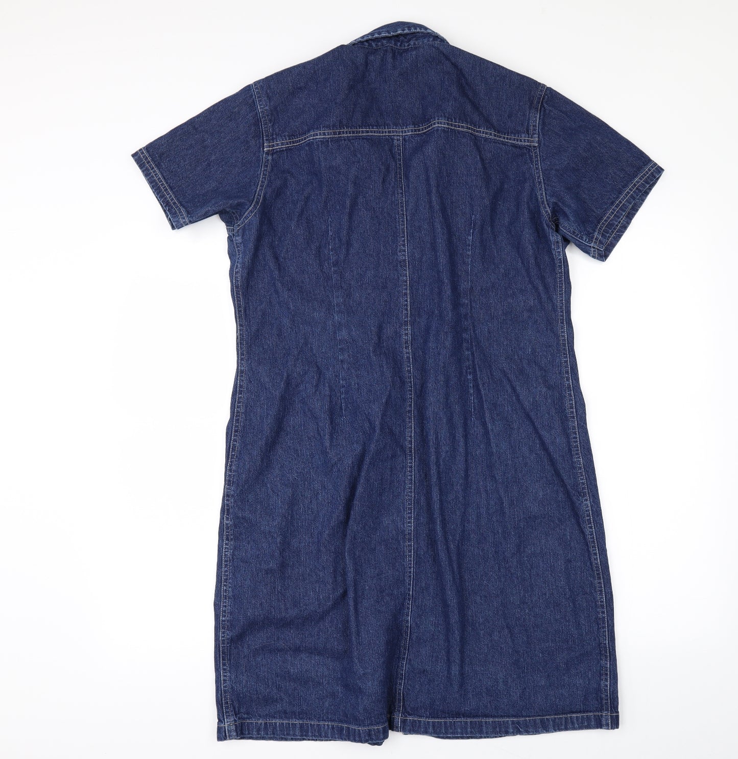 Dorothy Perkins Womens Blue  Denim Shirt Dress  Size 16