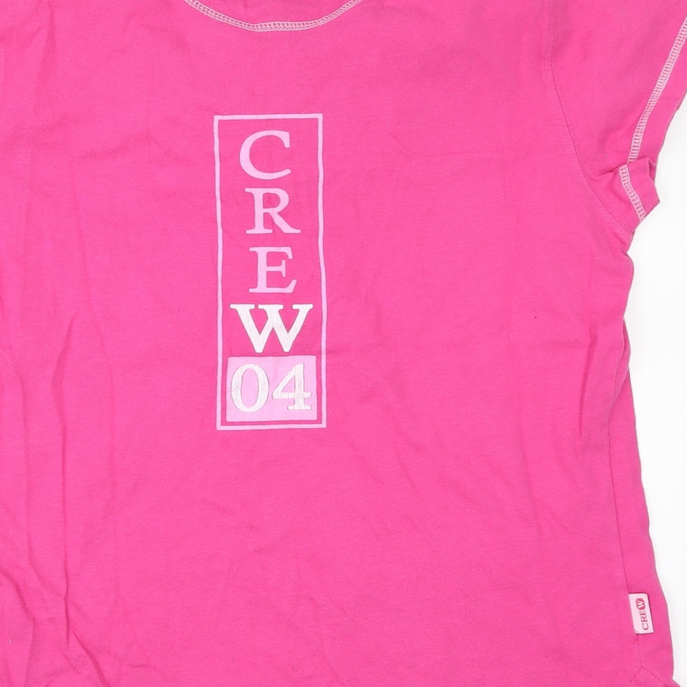 Crew Clothing Womens Pink   Basic Polo Size 14