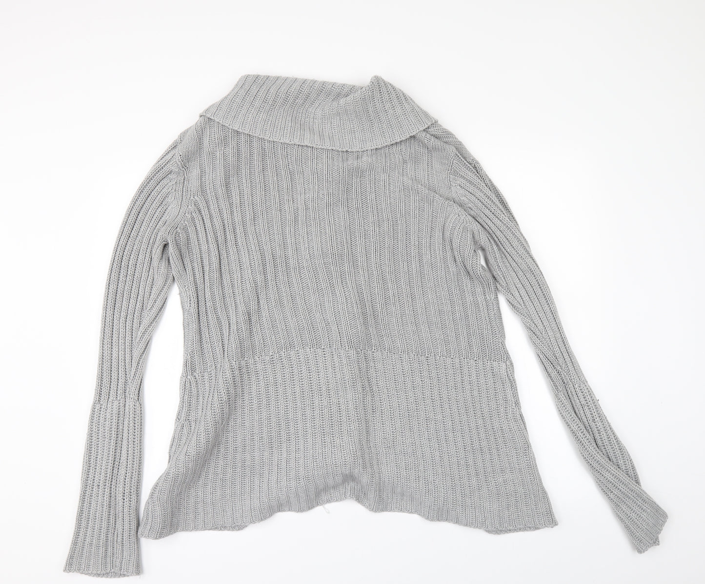 Preworn Womens Grey   Cardigan Jumper Size L