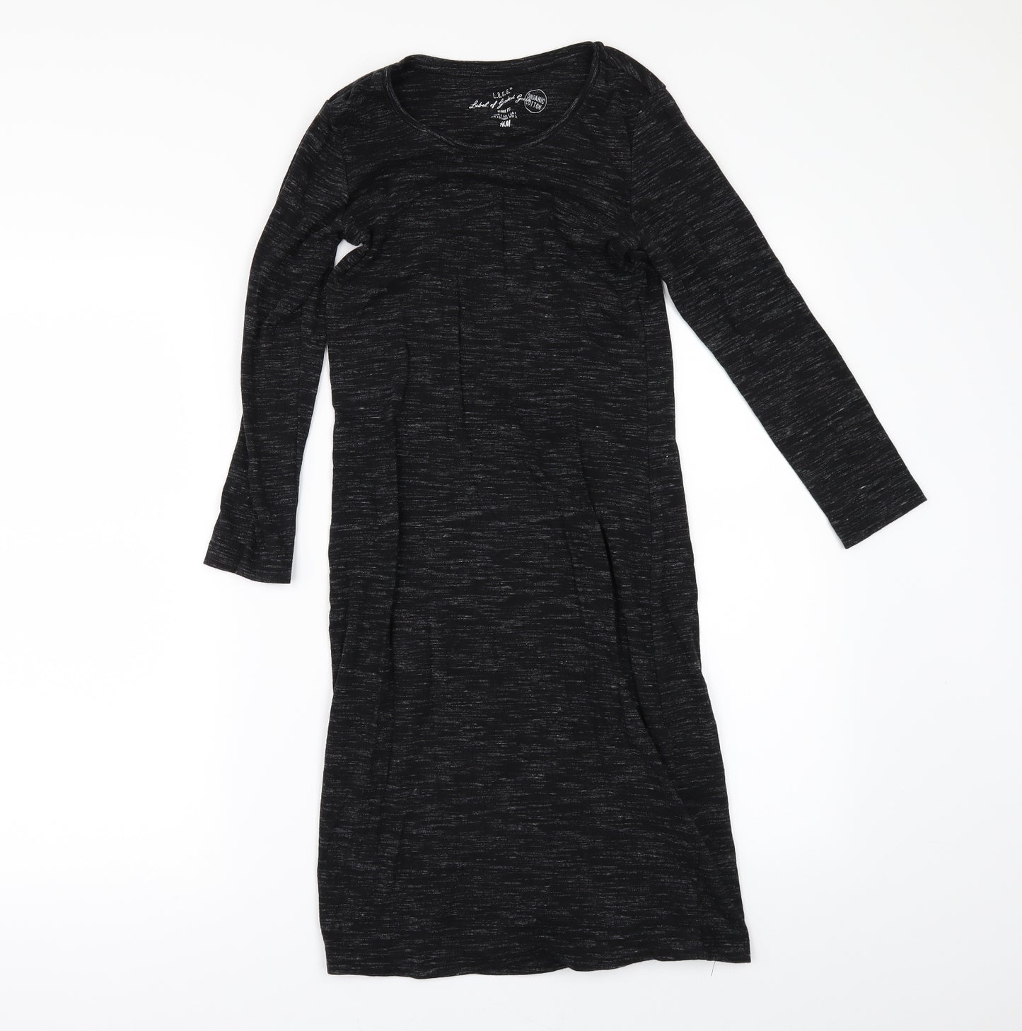H&M Womens Black   T-Shirt Dress  Size S