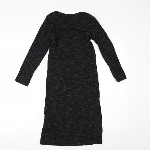 H&M Womens Black   T-Shirt Dress  Size S