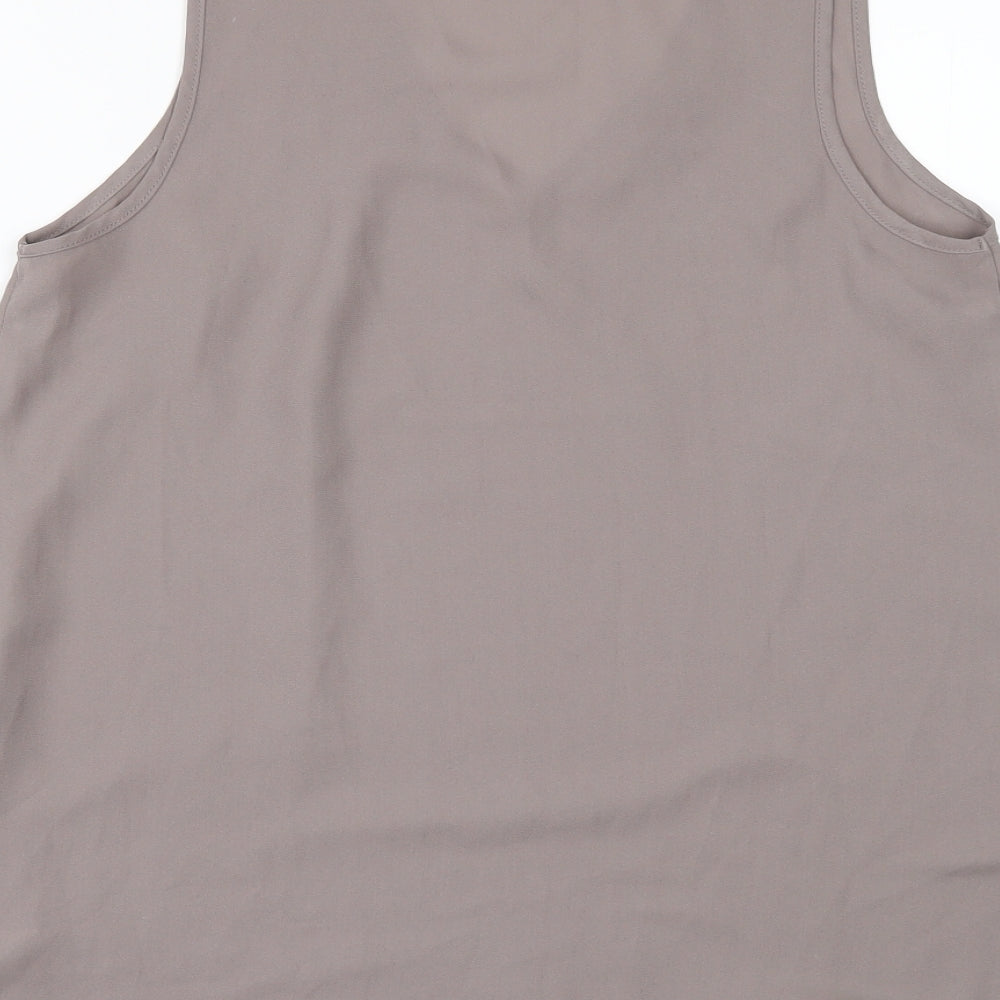 Dorothy Perkins Womens Brown   Camisole Blouse Size 8