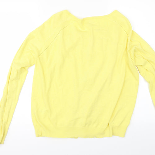 NEXT Womens Yellow   Cardigan Jumper Size 16