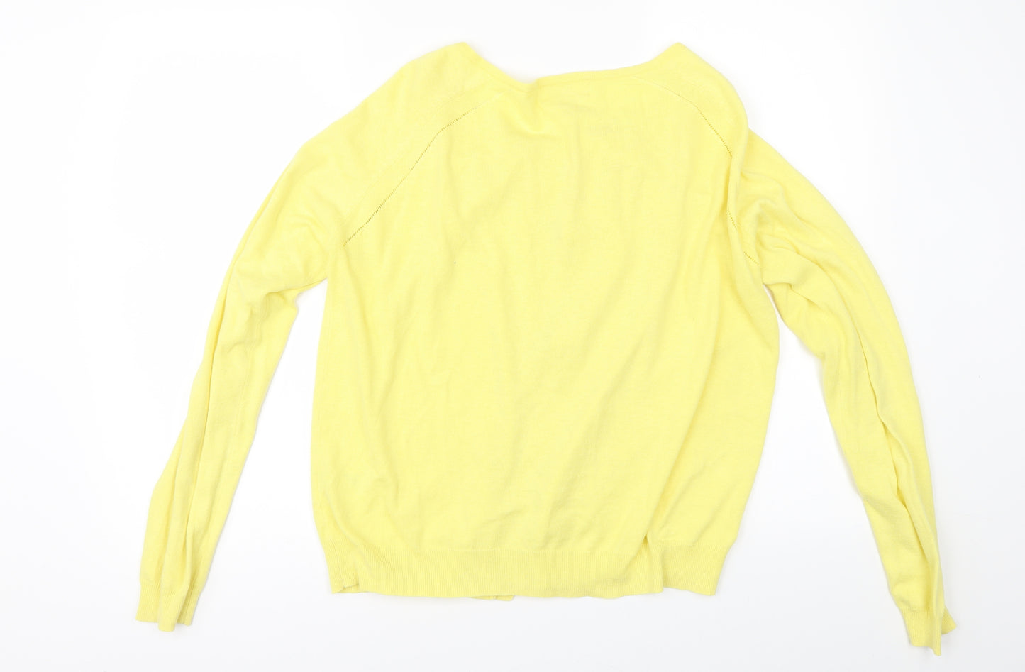 NEXT Womens Yellow   Cardigan Jumper Size 16