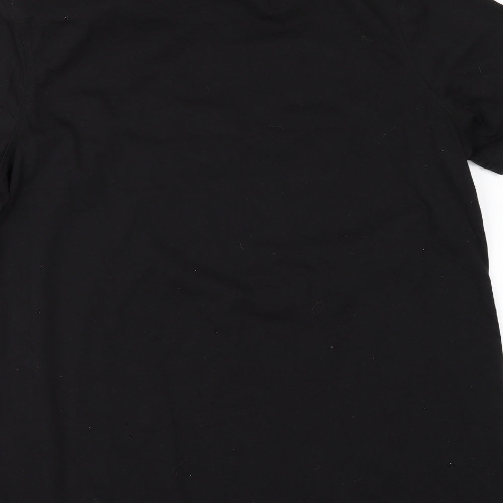 Missguided Womens Black   Basic T-Shirt Size 16