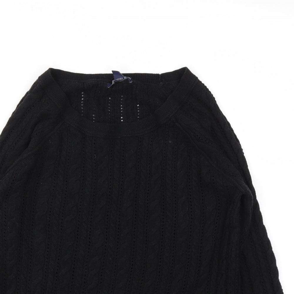 American Eagle Outfitters Womens Black   Pullover Jumper Size M