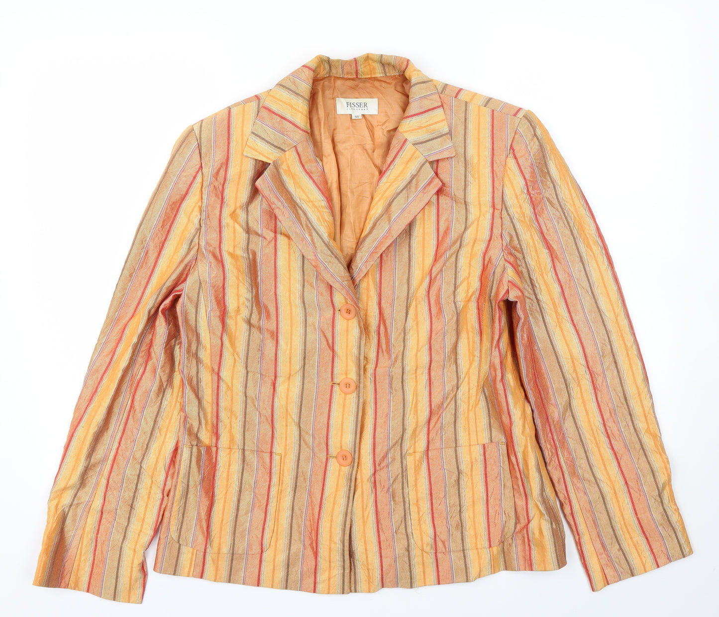 Fisser Womens Multicoloured   Jacket Blazer Size 12