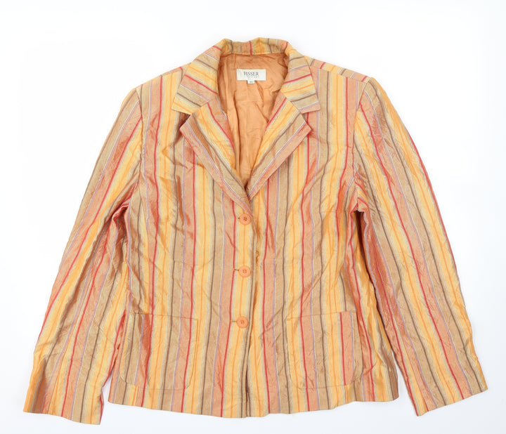Fisser Womens Multicoloured   Jacket Blazer Size 12