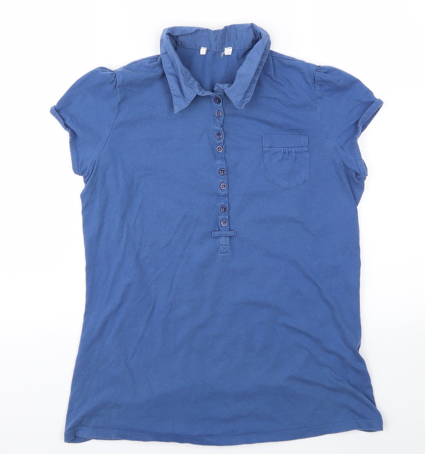 Preworn Womens Blue   Basic T-Shirt Size 18
